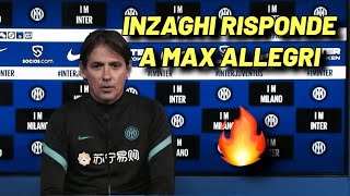 Inzaghi risponde ad Allegri: “L’Inter vorrà essere una protagonista..” #juventus #inter #calcio