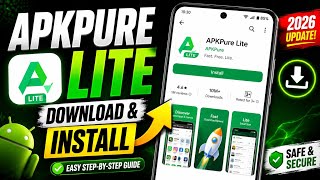 How to Download & Install APKPure Lite App (2026) screenshot 1