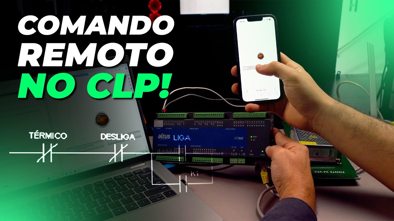 Como Fazer Acionamento Remoto no CLP Altus!