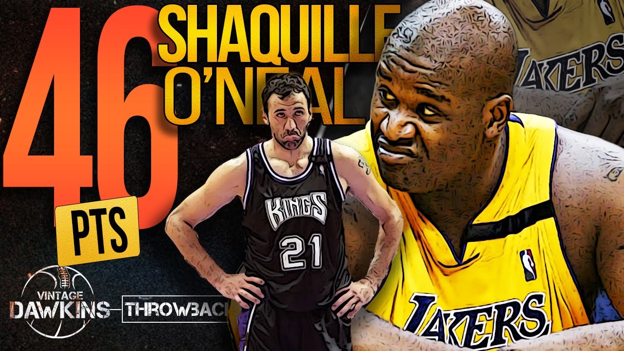 Shaq DESTROYS Kings In Game 1 Of 2000 WCR1 |  46 Pts, 17 Rebs, 5 Blks 🐐🔥