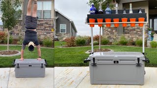 Cooler with built in Party Bar Profile