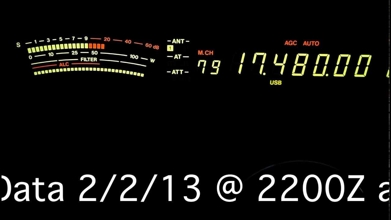 Cuban Numbers Station 2/2/13 @ 2200Z - YouTube