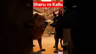 “2 Kutton ki Fight 😡#shorts #youtubeshorts #comedy #funny #ai #animation