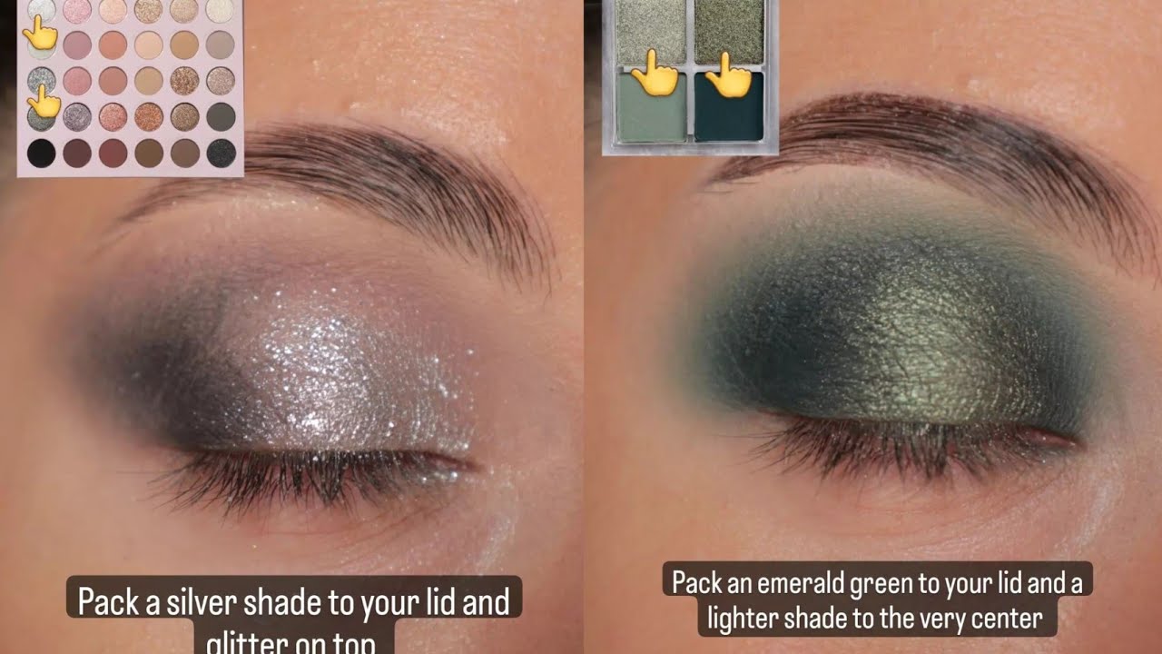 Cool toned glam eye makeup tutorial 💕👌 step by step eye shadow - YouTube