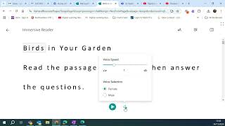 Immersive Reader in Forms
