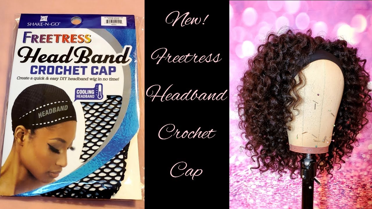 New! Freetress Headband Crochet Cap| Tutorial and Wig Install| Crochet Wig|Lynnskinkykreations