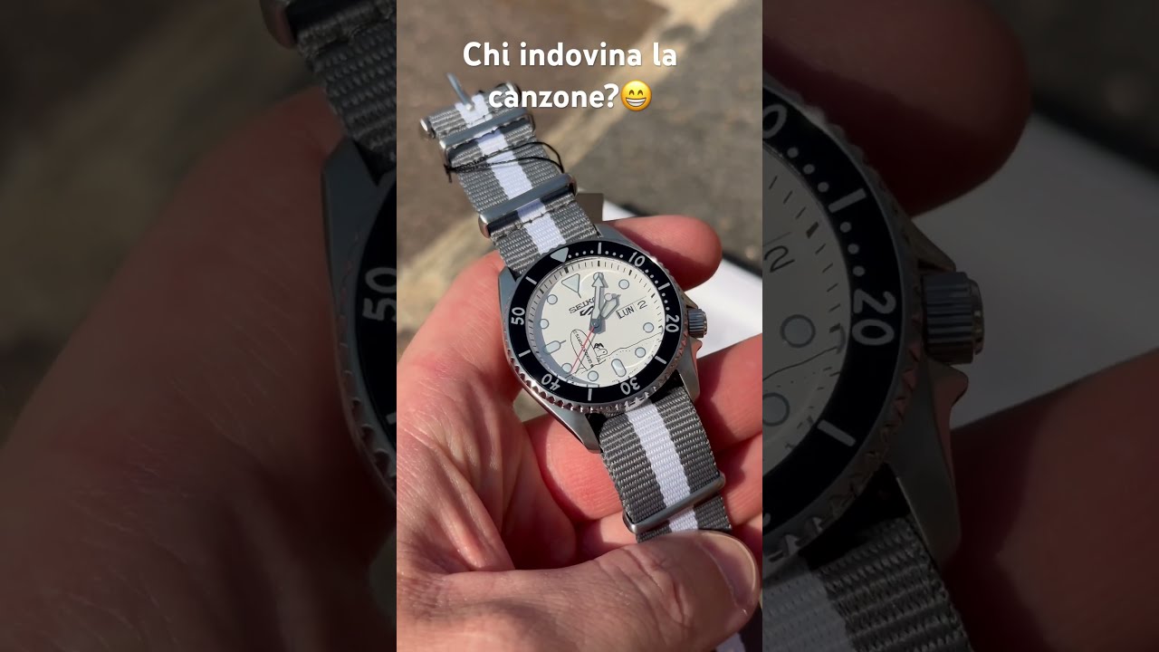 SEIKO 5 SPORTS SNOOPY 'SURFBOARD' LIMITED EDITION - YouTube