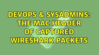 DevOps & SysAdmins: The MAC header of captured wireshark packets