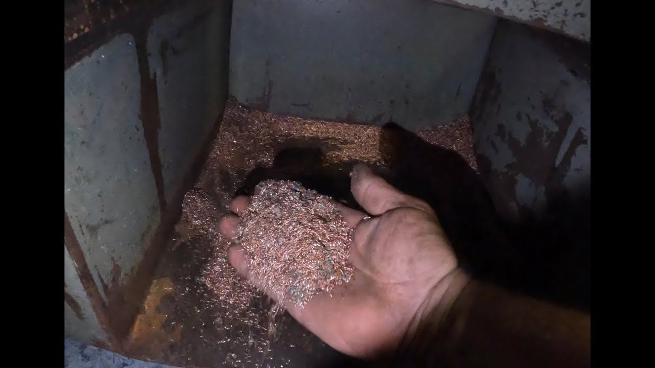 Chopping Copper With My Granulator