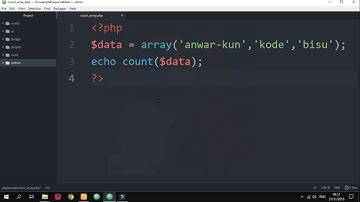 Cara Menghitung Jumlah Array di PHP
