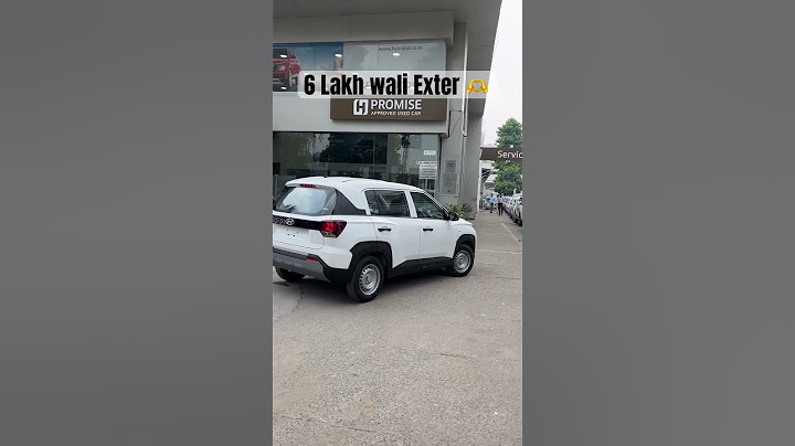 New Hyundai Exter Base Model @ 6 Lakh ONLY 🔥 #shorts #hyundai #exter #thecarshow #youtube #cars