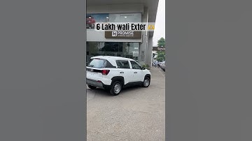 New Hyundai Exter Base Model @ 6 Lakh ONLY 🔥 #shorts #hyundai #exter #thecarshow #youtube #cars