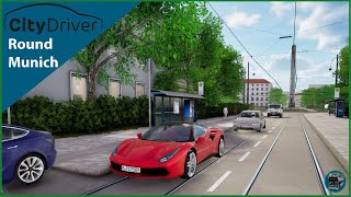 City Driver: Round Munich's Ring Roads | Speeding in the Ferrari 458 - Super Car screenshot 1