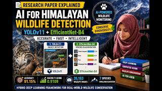 AI for Himalayan Wildlife Detection | YOLOv11 + EfficientNet-B4 | Research Paper Explained