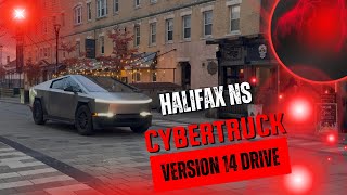 Cybertruck V14 drive through Halifax Nova Scotia ๐จ๐ฆ November 15, 2025
