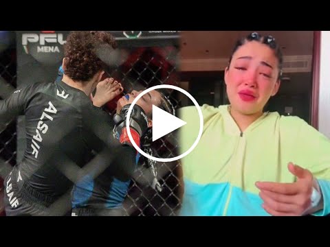 شاهد فيديو انهيار الملاكمة المصرية ندى فهيم بعد هزيمتها على يد السعودية هتان السيف بالضربة القاضية