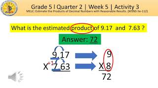 Quarter 2 Grade 5 Week 5 Activity 3