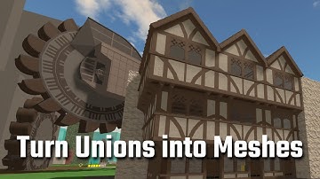 #2/2 Optimise your builds with blender (Unions into meshes) - Roblox Studio