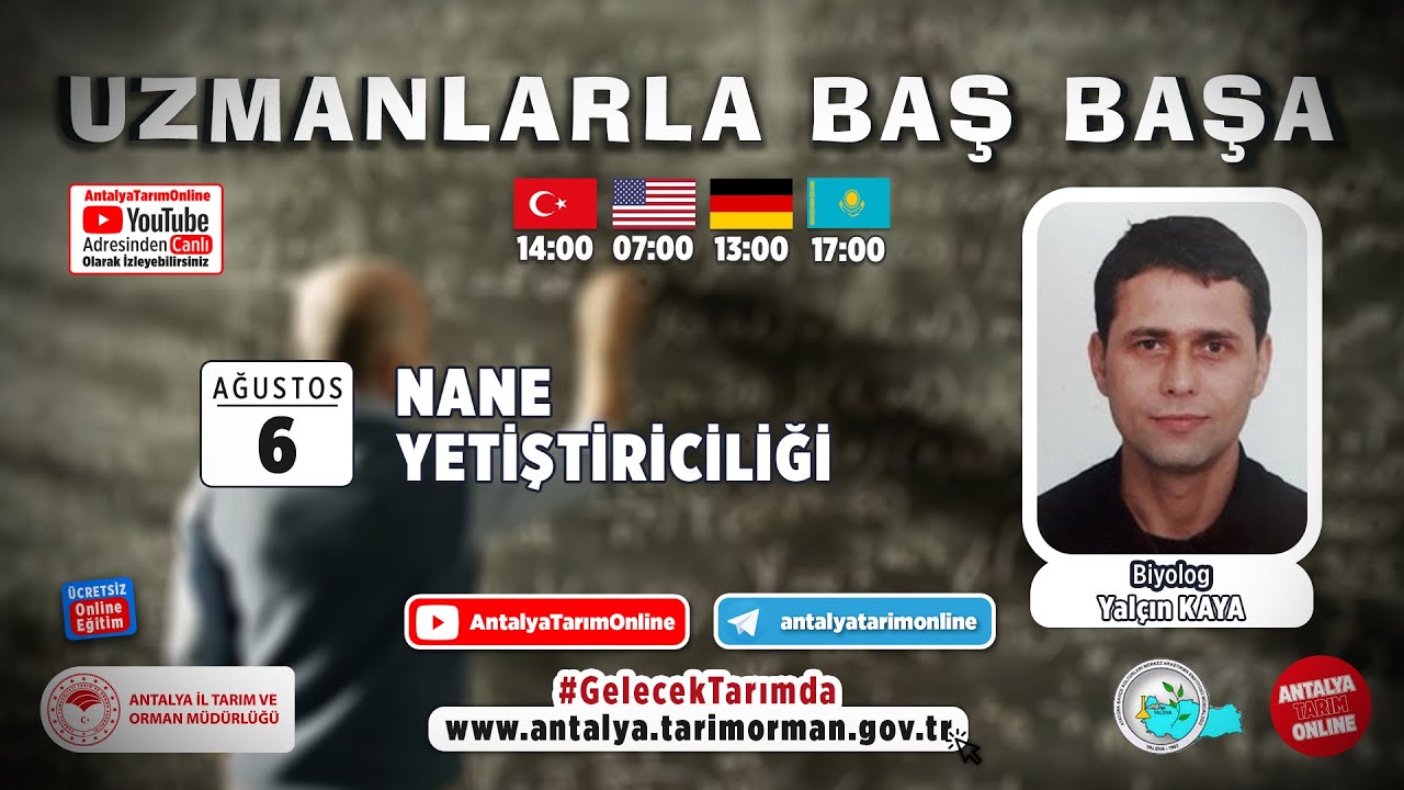 Uzmanlarla Baş Başa 66. Bölüm- Nane Yetiştiriciliği