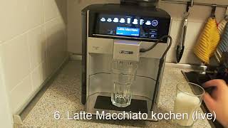 paraply Veluddannet Udsøgt Kaffeevollautomat Siemens EQ 6 plus s300 im Test - YouTube