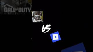 Call of duty vs Roblox