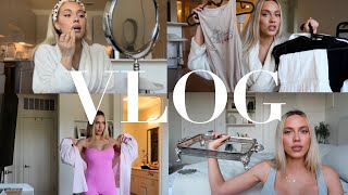 Mom Vlog: Sephora GRWM, Skims, Thrifting & other Packages