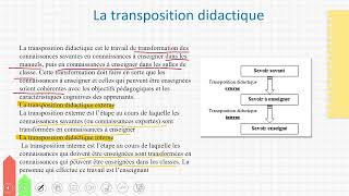 Lesson 27: Didactic Transposition