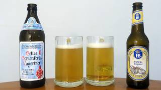 Aecht Schlenkerla Helles Lagerbier vs Hofbräu Original