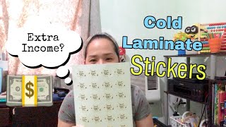 HOW TO LAMINATE STICKERS | COLD LAMINATING PROCESS