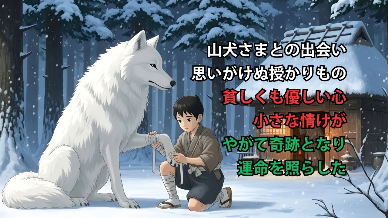 山犬さまからの授かりもの…情けが奇跡を生んだ感動の民話
