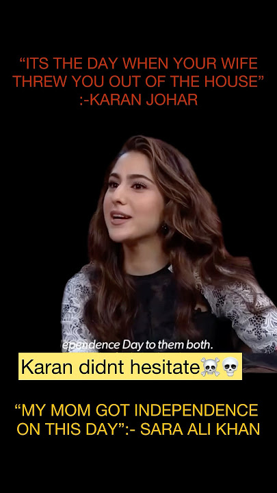 “AMRITA THREW YOU OUT OF THE HOUSE SAME DAY”:- KARAN JOHAR|AMRITA SINGH|SAIF|SARA ALI KHAN