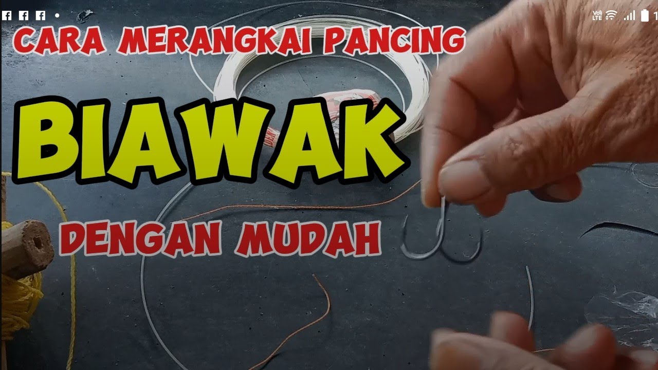 cara membuat rangkaian pancing BIAWAK @Totok Chanel New