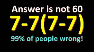 99% Fail This Simple-Looking Math Puzzle!