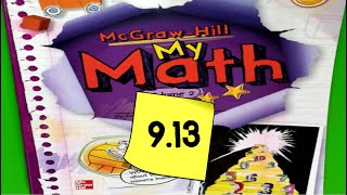 McGraw Hill My Math 5th grade Ch. 9 Add/Subtract Fractions , Lesson 13 Subtract With Renaming