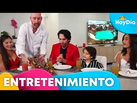 Chef Walter Martino le cocinó a Fabián Ríos y a su familia | Hoy Día | Telemundo