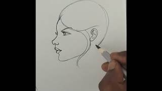 How To Draw A Beautiful Face Of A Girl #drawing #youtubeshorts #shorts #pencildrawing #artwork #art