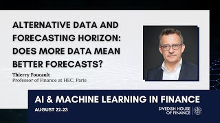AI & Machine Learning in Finance: “Does more data mean better forecasts”