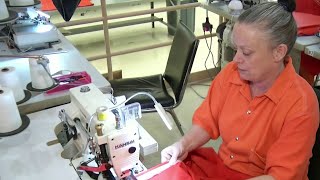 A sewing program at the lake county jail is helping inmates learn new
skill as they earn time credit toward their release.