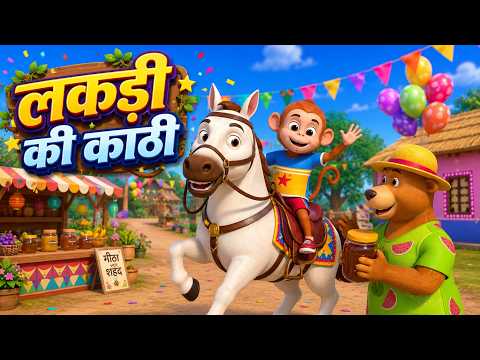 Lakdi Ki Kathi and Fun-Filled Nonstop Rhymes | Nonstop Hindi Rhymes