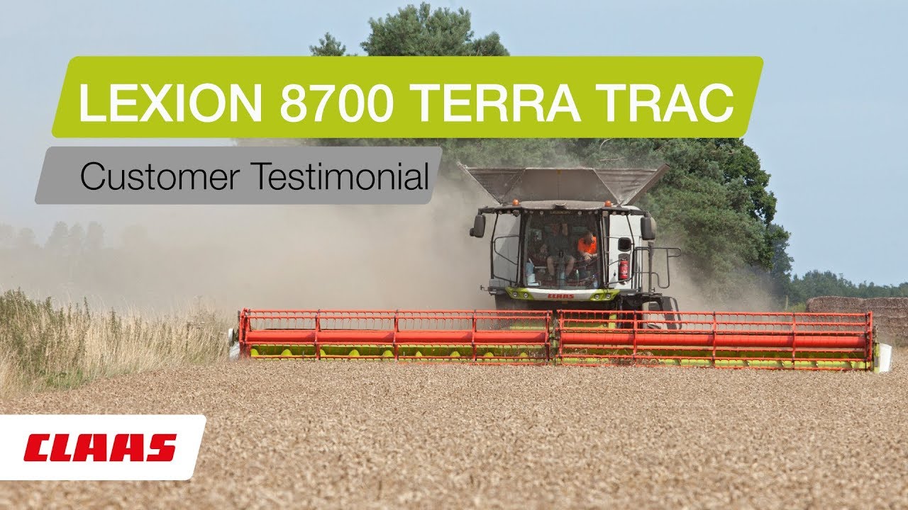 L F Papworth Ltd. LEXION 8700. The revolution.