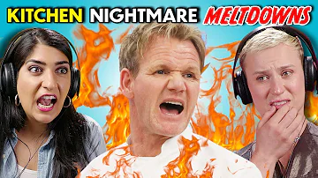 Adults React To Kitchen Nightmares - Best Gordon Ramsay Moments