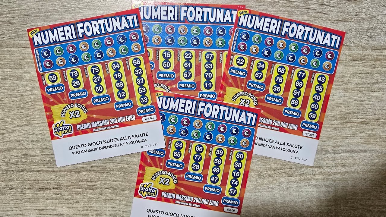 i miei 7 numeri fortunati