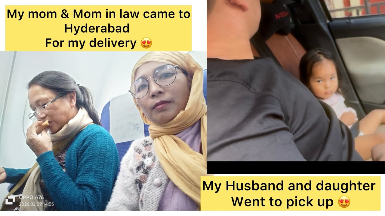 My Mother & Mother in Law Came to Hyderabad For my delivery 😍🫶