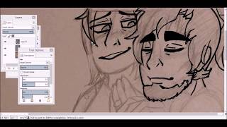 MineCraftStoryMode: The Old Couple (jetra speedpaint)