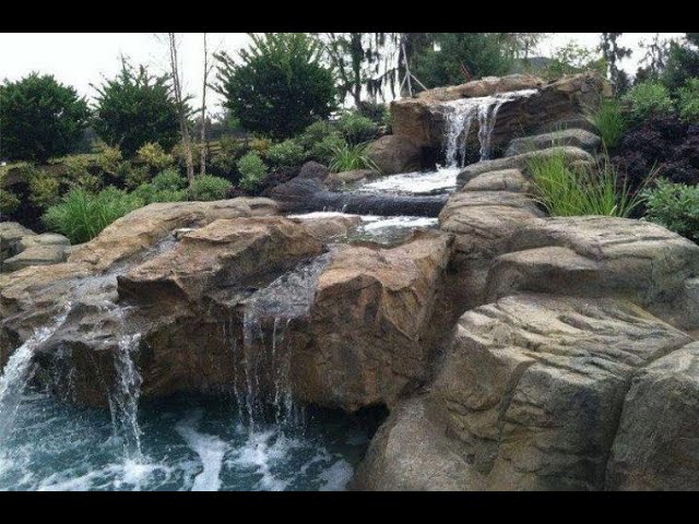 Concrete Waterfalls, Concrete Water Slides