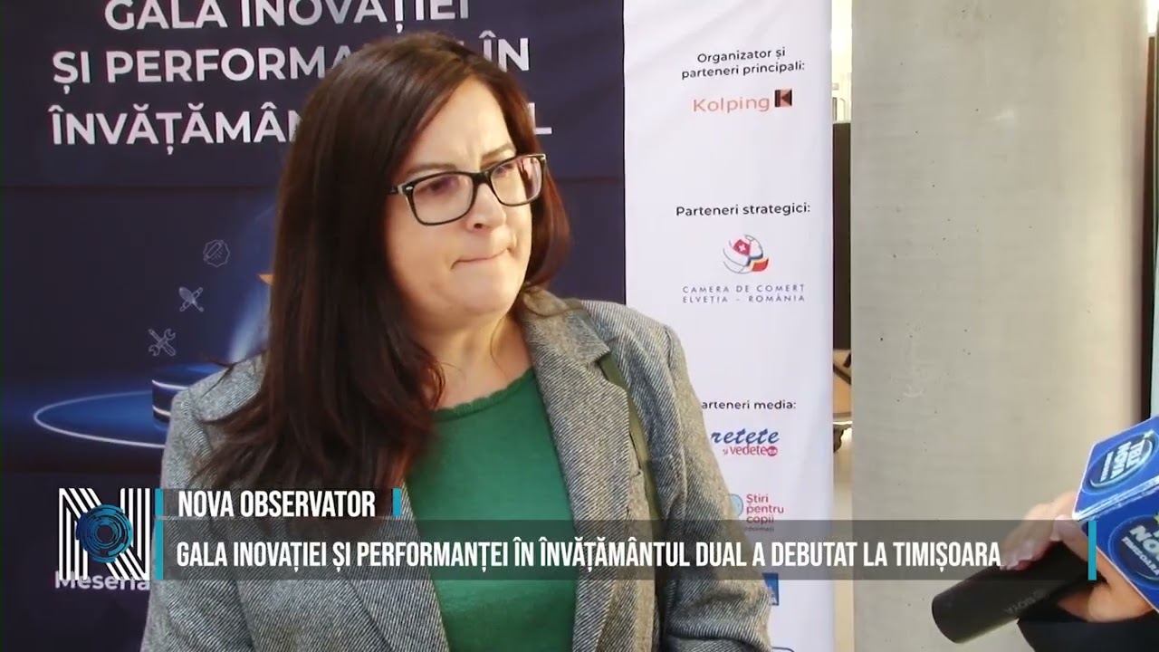 Gala inovației și performanței în învățământul dual a debutat la Timișoara