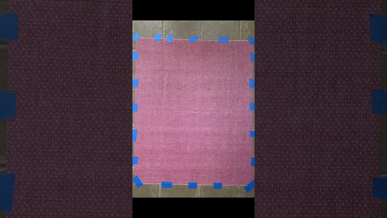 Patriotic Quilt - Making the Quilt Sandwich!