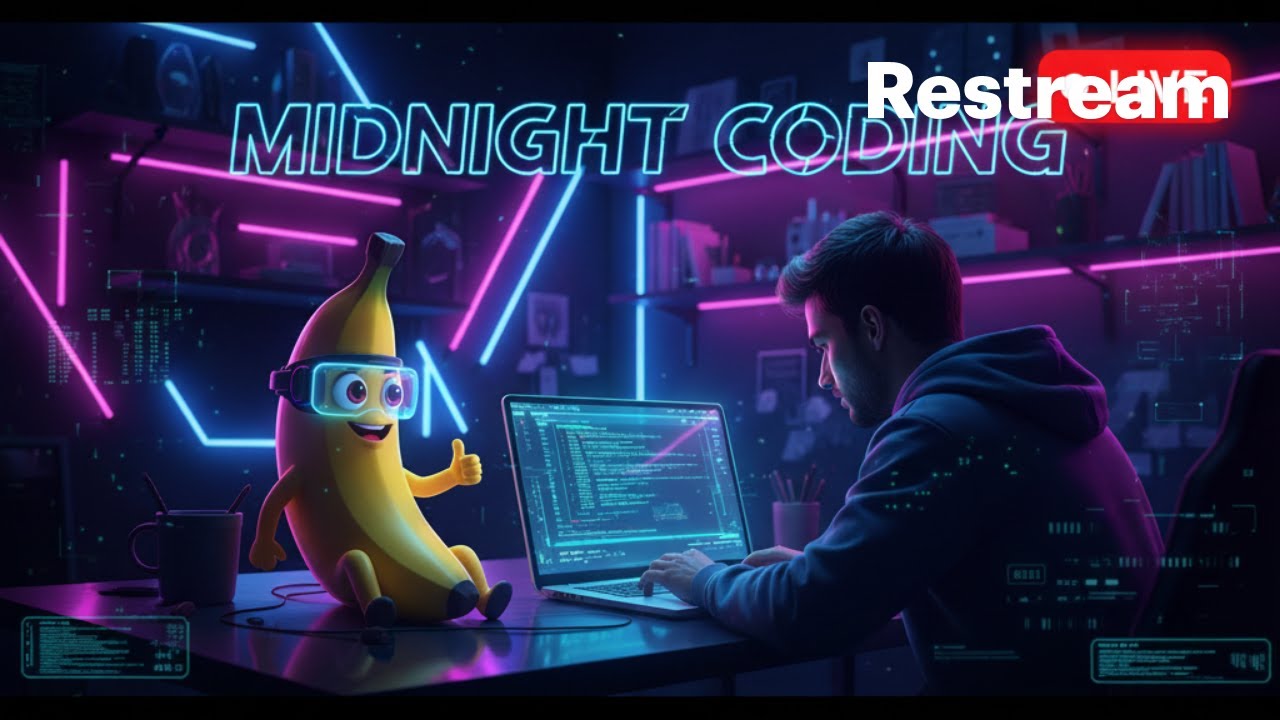 Midnight Coding LIVE 🌙 | Chill Dev Vibes + Real-Time Progress - YouTube