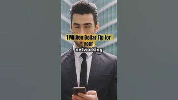 3 Networking Tips That Will Change Your Life!#SuccessMindset #PersonalGrowth #CareerGrowth