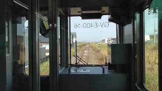 JR五能線　鶴泊→川部【GV-E400系・後面展望・827D】　2021.11.08